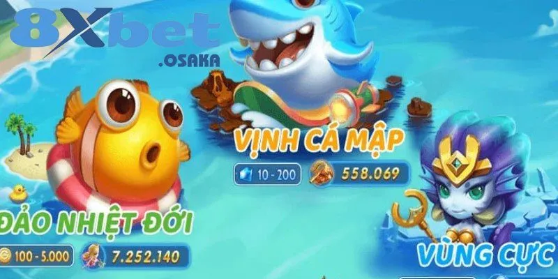 Nhiều level săn cá hấp dẫn